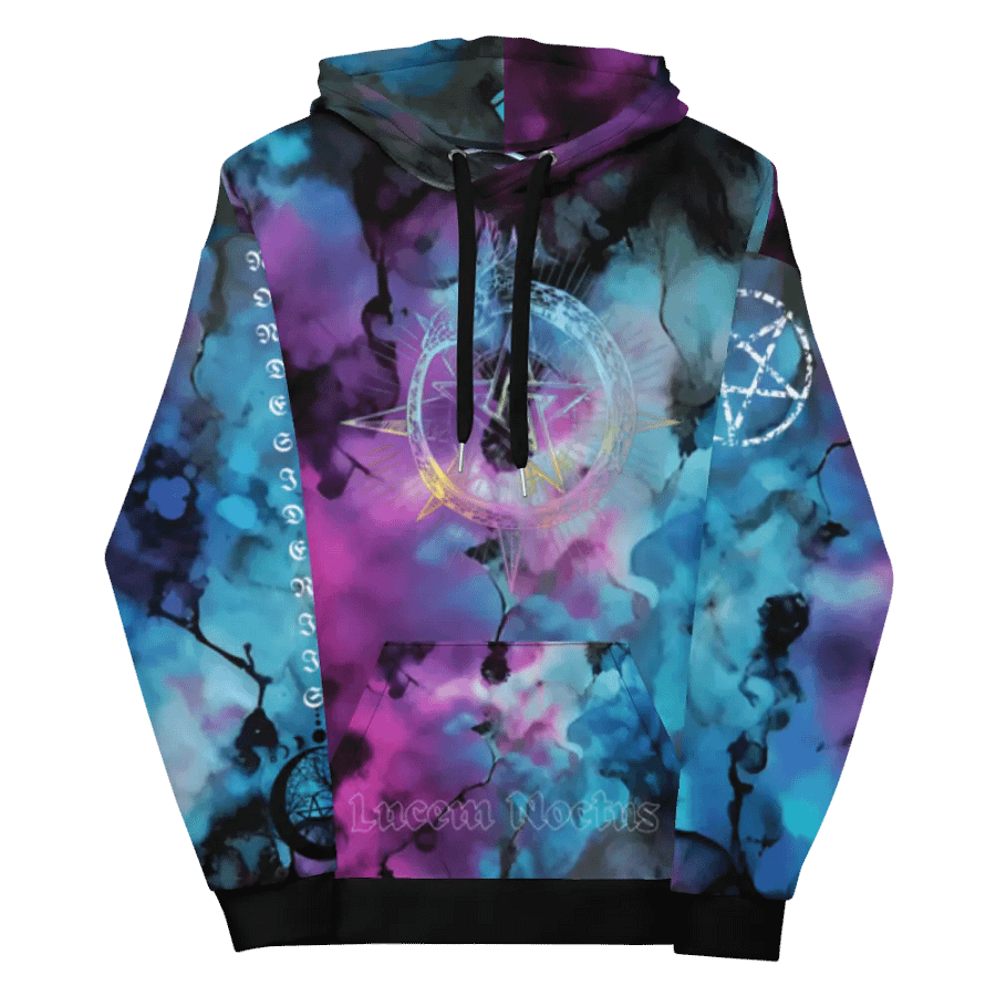 TIEDYE4GOTHIC STAR HOODIE product image (12)