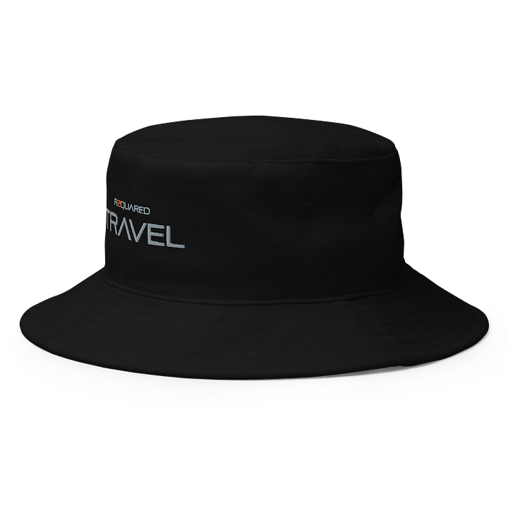 Bucket Hat - Black w/ gray text product image (2)