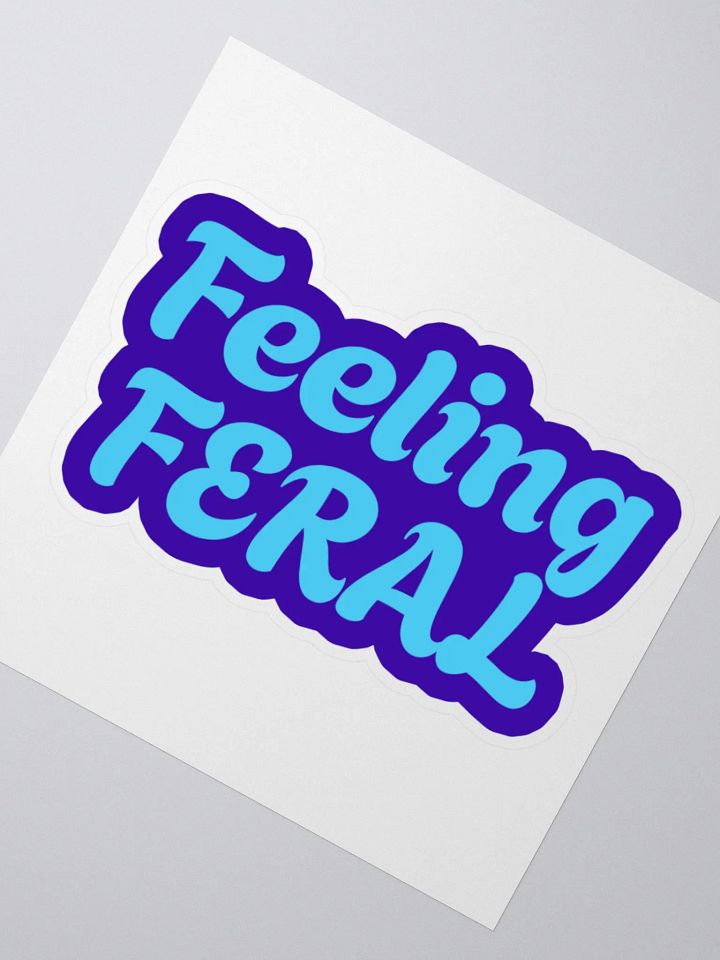 "Feeling Feral" Kiss Cut Stickers product image (5)