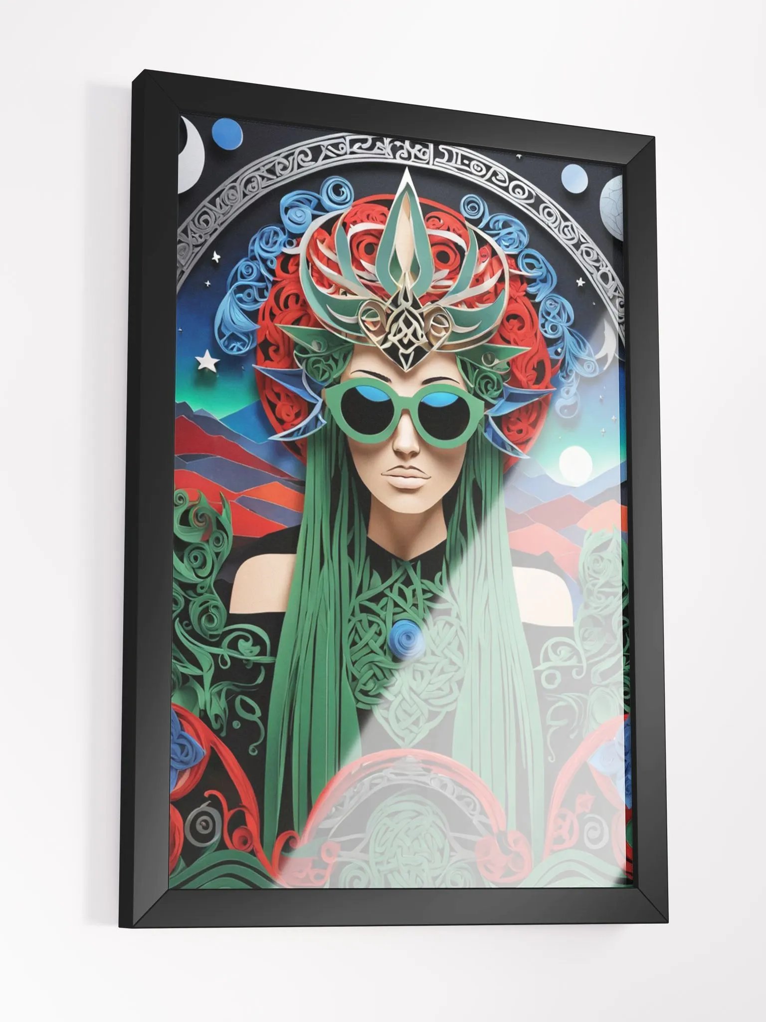 Winter Wiccan 12 - Framed Matte Poster product image (3)