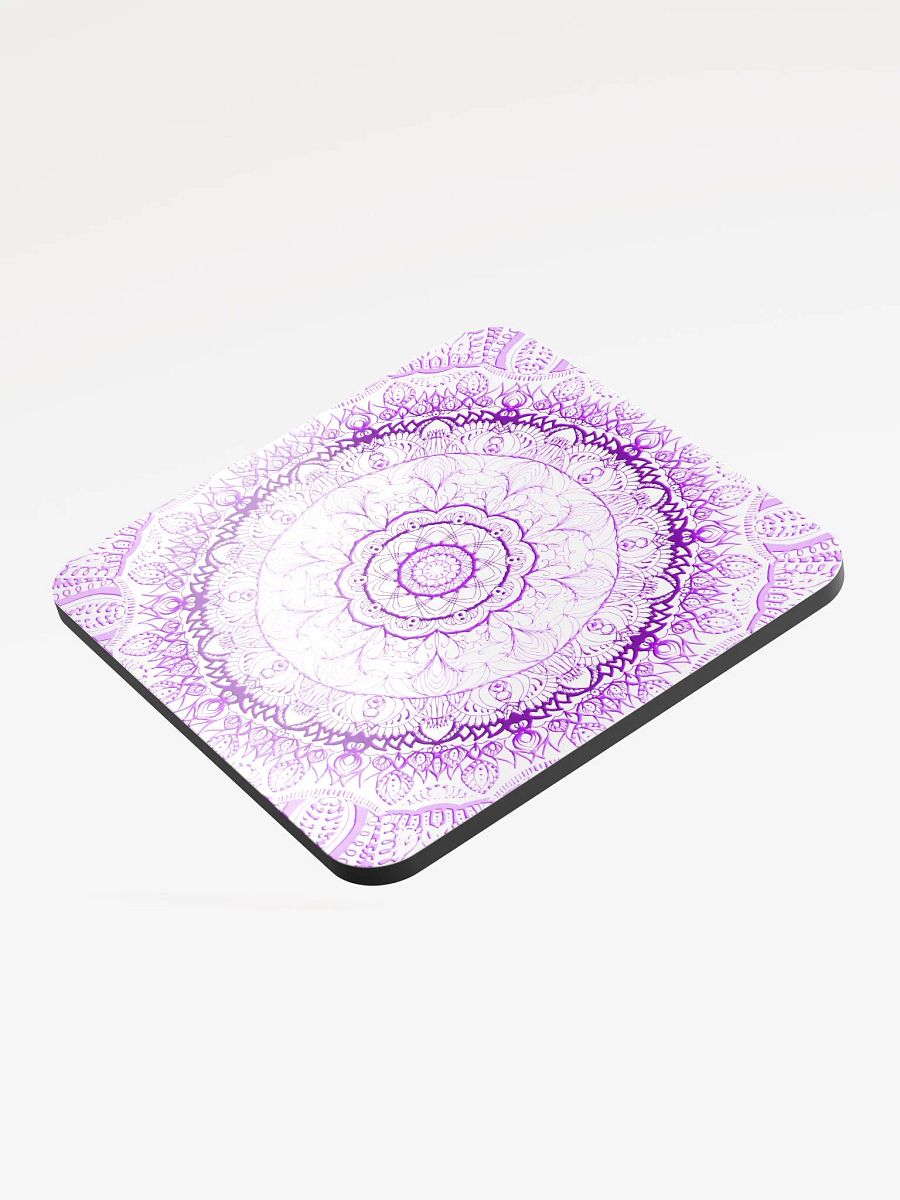 Mystic Mandala Glossed Coaster product image (3)
