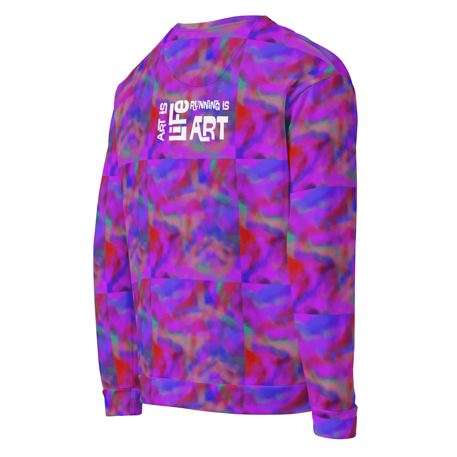 Runner Abstract #1 Sweatshirt (Running Sweatshirt) product image (5)