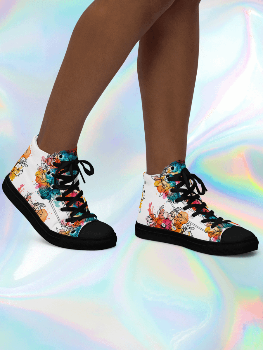 Ink Splash Bouquet High Tops product image (2)