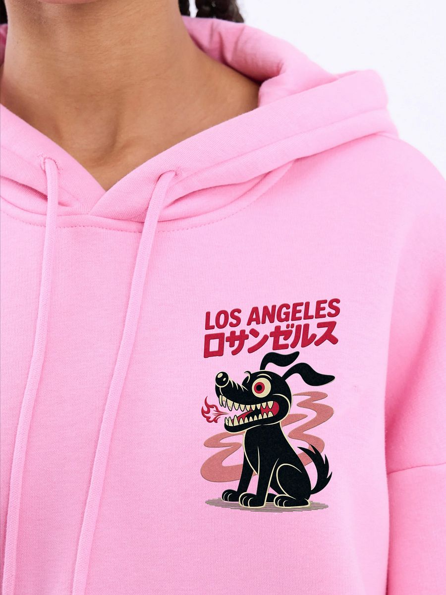 Retro Fire Dog – Pop Art Los Angeles Poster in Japanese Style product image (4)