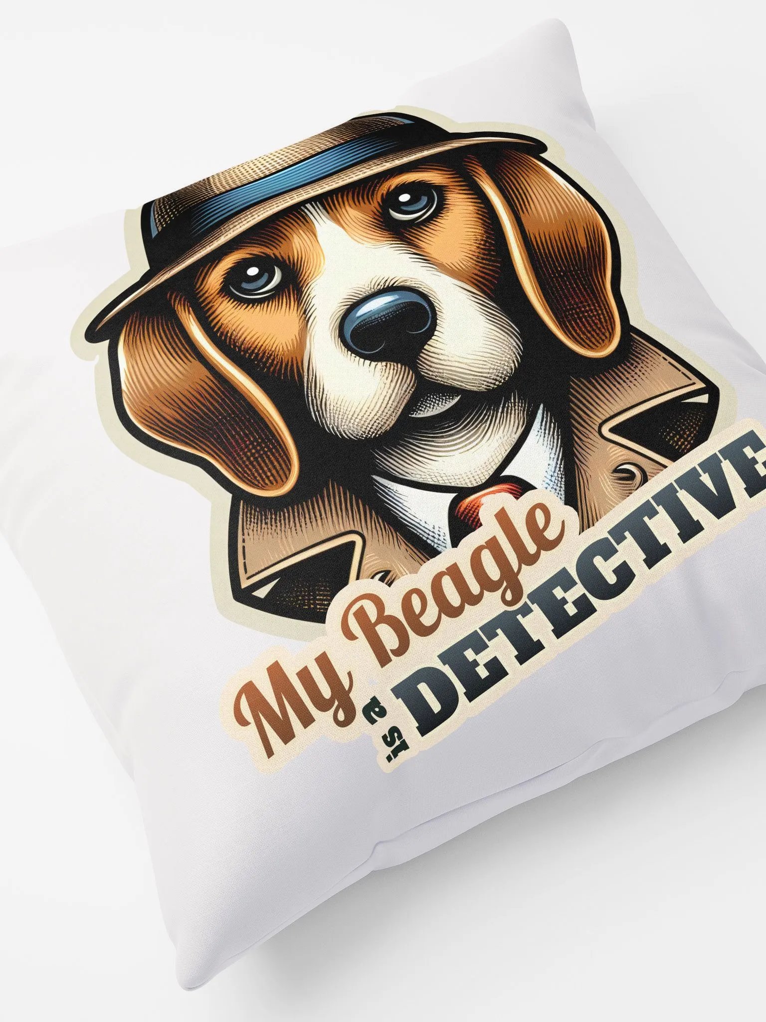 Beagle Detective - Pillow product image (4)