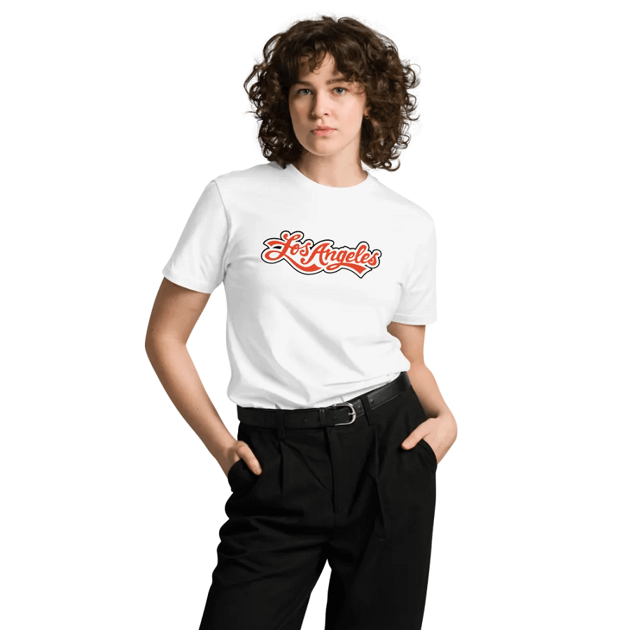 Elegant Los Angeles Script Logo T-Shirt product image (1)