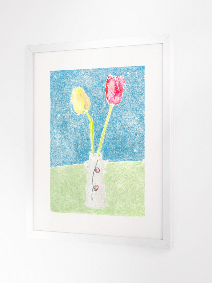 Two Tulips 03.08.12 print framed product image (2)