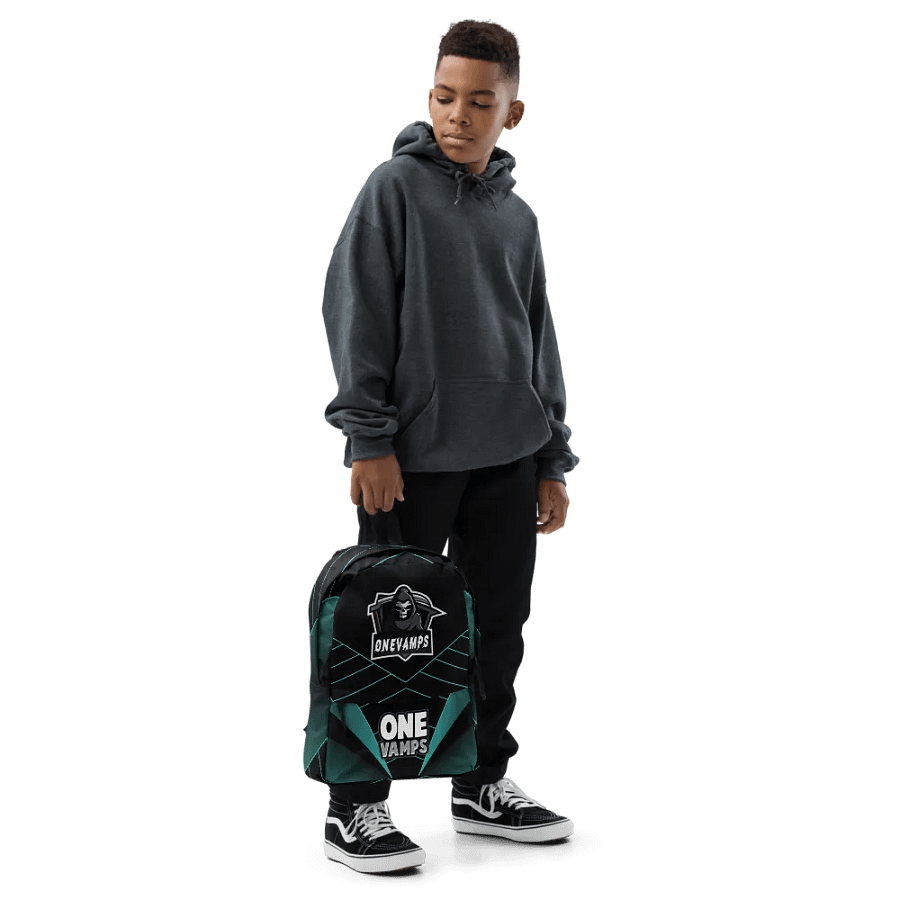 OneVamps Backpack Blue and Black product image (7)