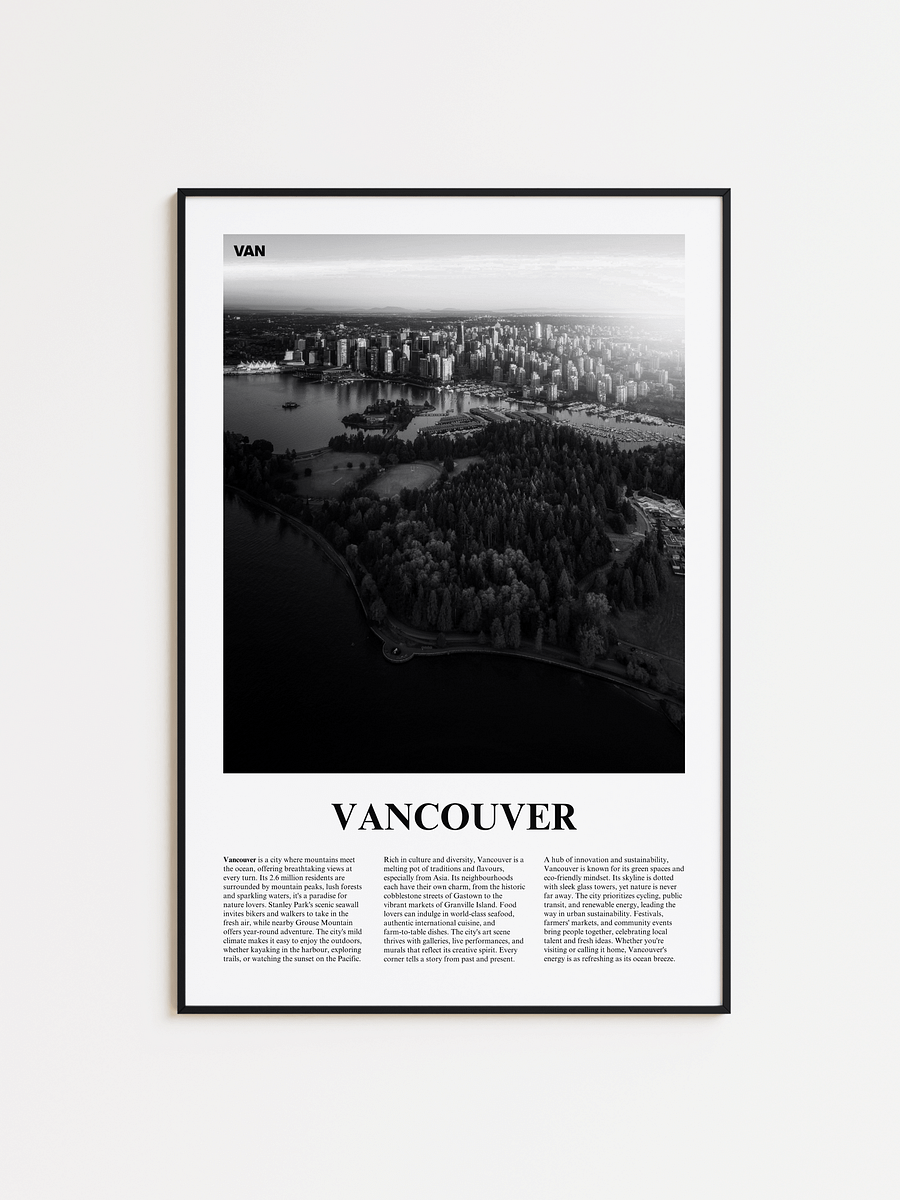 Vancouver 01 Newspaper Poster product image (1)