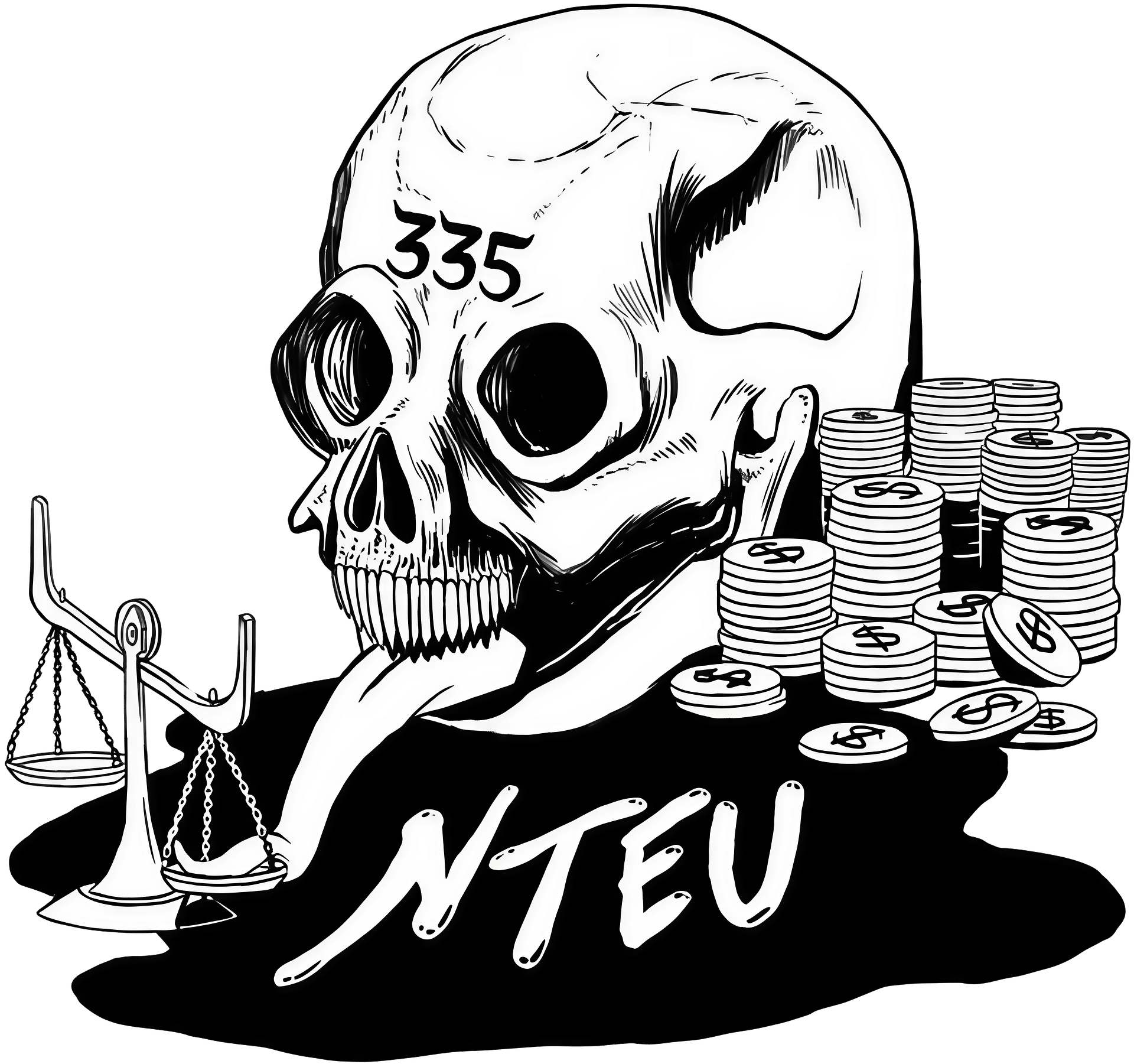 Skully 335 T-shirt product image (5)