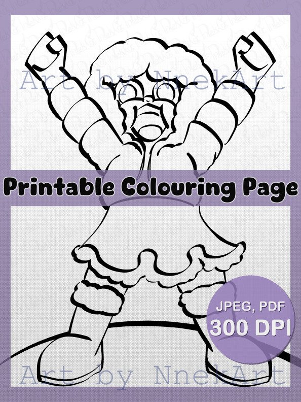 Snow Day Colouring Page product image (1)