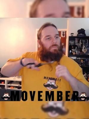 My Movember Pre-Shave for 2023 https://mobro.co/hyushi #movember #movember2023 #charity #shave #beardgonemissing 