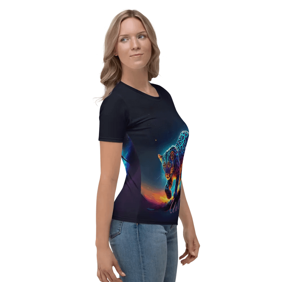 Untamed Leopard All Over Print T-shirt product image (4)
