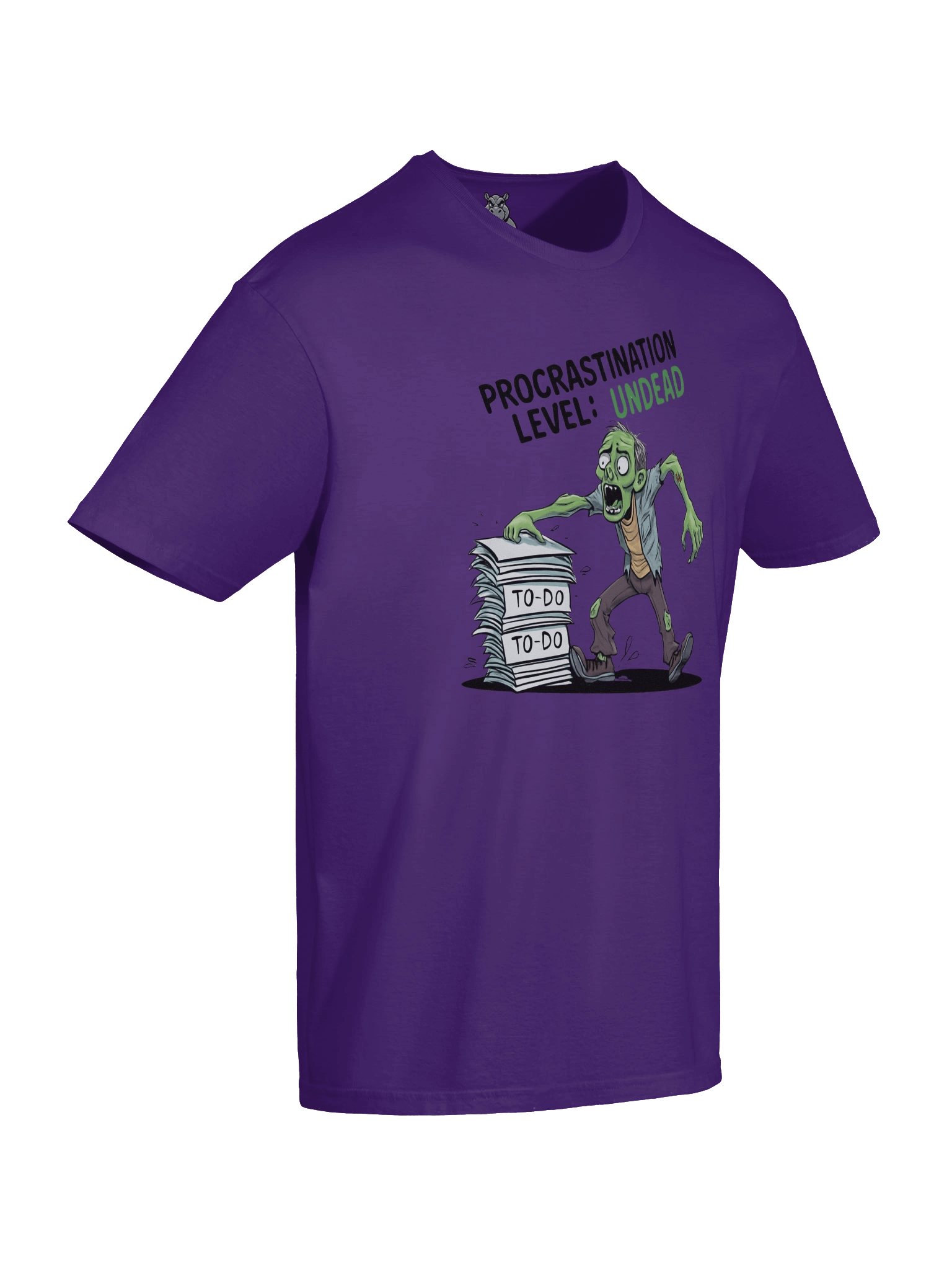 "Procrastination Level: Undead" Halloween - Zombie T-Shirt – Funny To-Do List Graphic Tee for Chronic Procrastinators product image (4)
