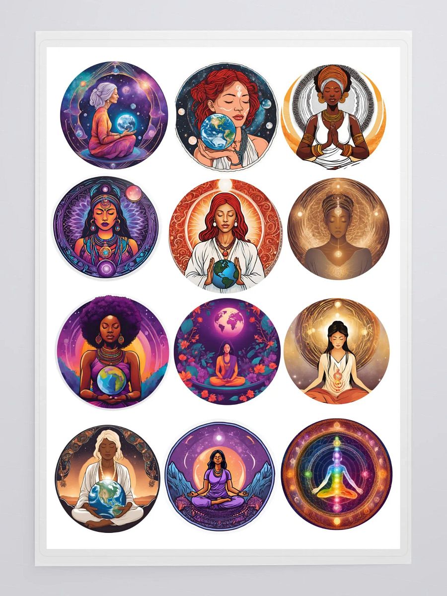 Mystical Meditation Sticker Sheet product image (3)