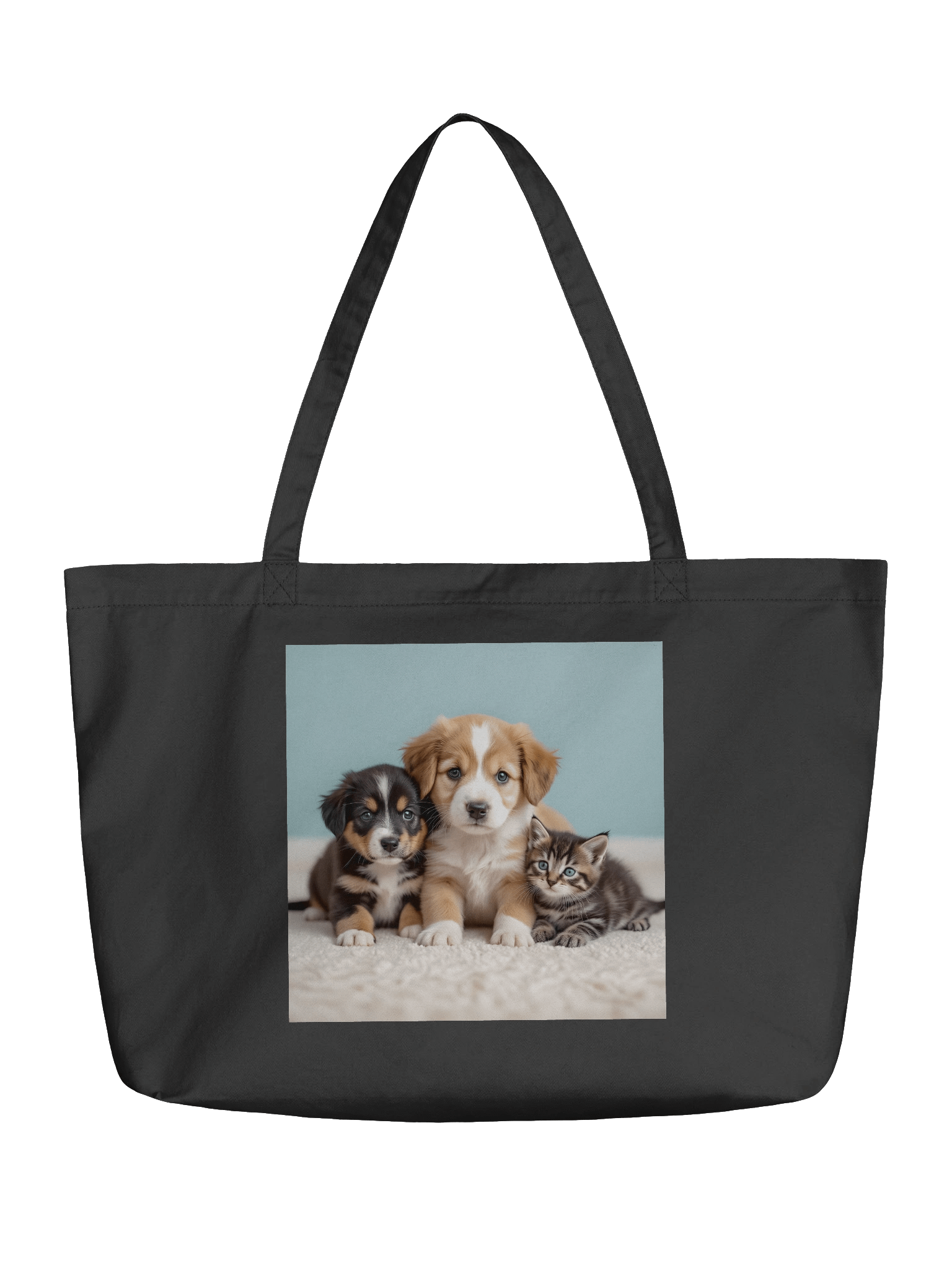 Paws and Purrs Organic Tote Bag product image (1)