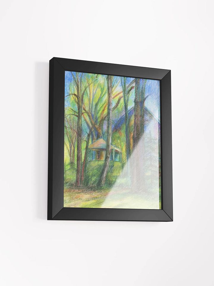 Impressionist Forest Escape Framed Poster - Summer House product image (12)