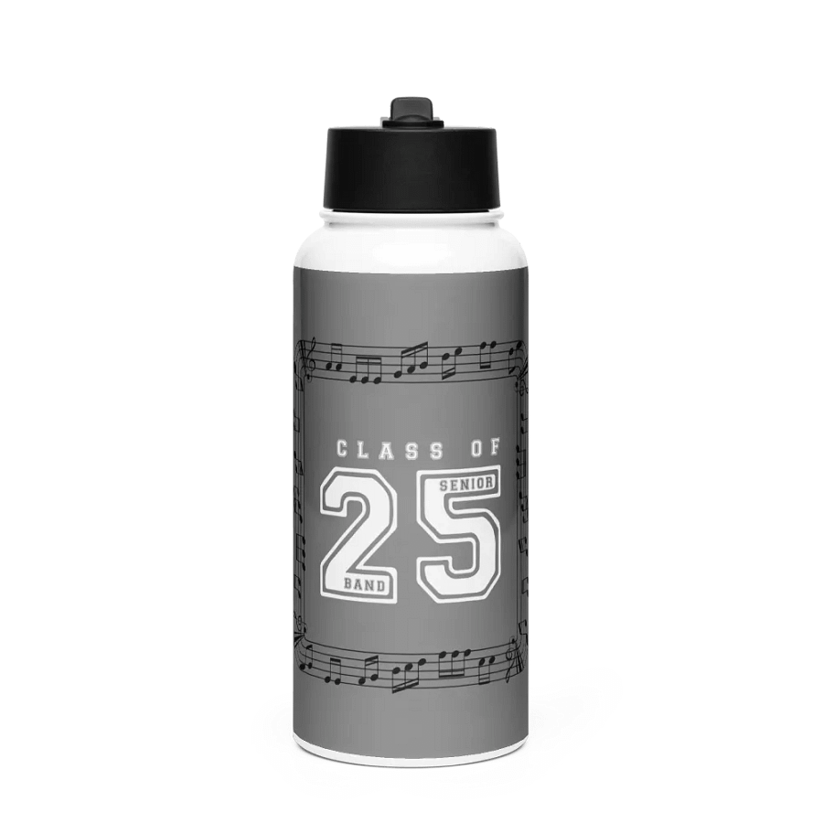 Class of 25 Band Senior Water Bottle product image (1)