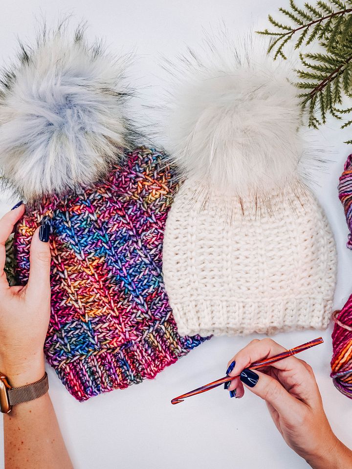 Juniper Knit-Look Crochet Hat Free Pattern (10 Sizes) product image (1)