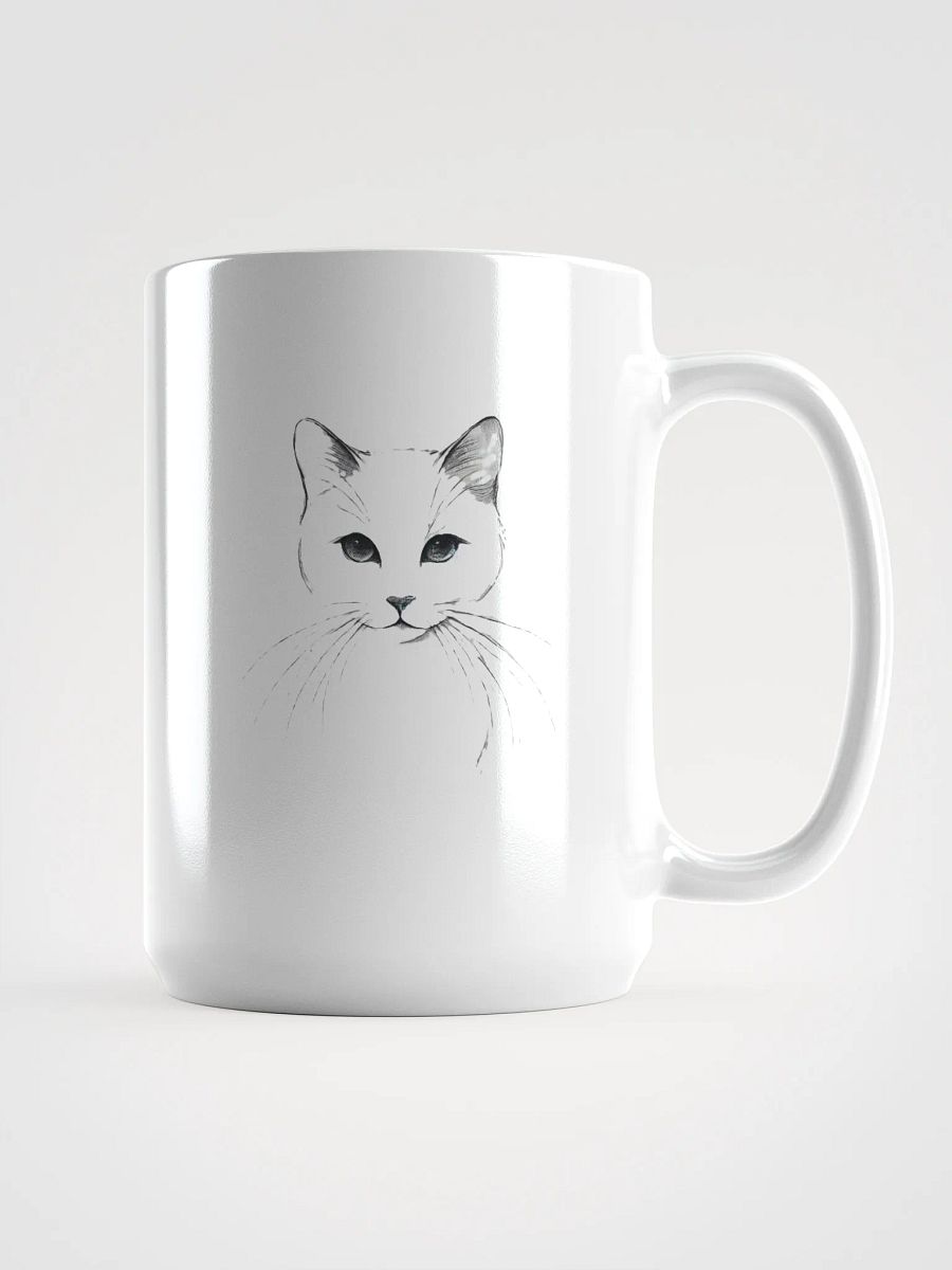 Elegant Feline Sketch Mug product image (1)