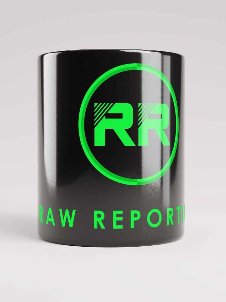 Raw Reporting Black Ceramic Mug! product image (1)