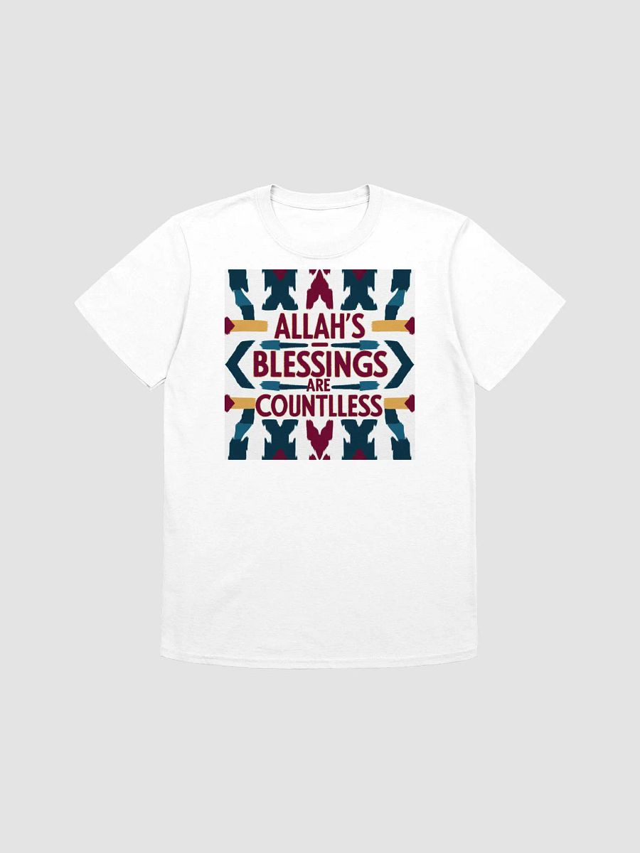 Allah’s Blessings Are Countless - Inspirational and Heartfelt Graphic Tee product image (1)