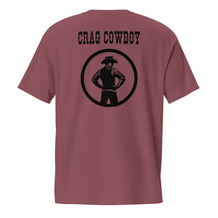 Crag Cowboy (front and back) - Pocket Tee [Unisex Sizing] product image (5)