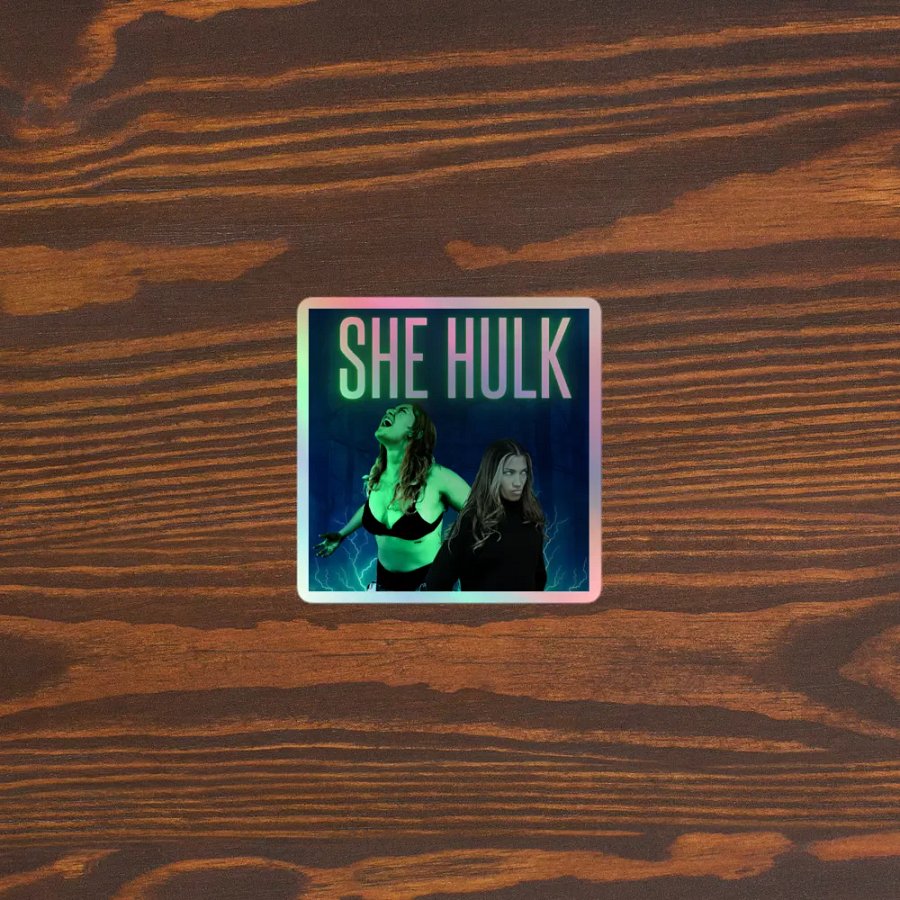 She-Hulk Transformation Holographic Sticker Set product image (5)