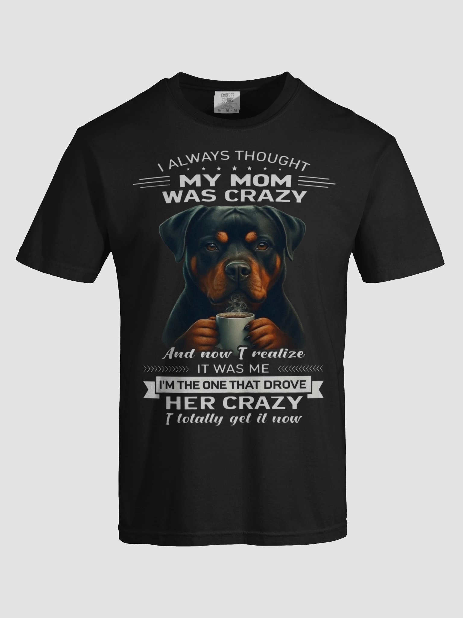 Crazy Rottweiler Mom Tee product image (5)