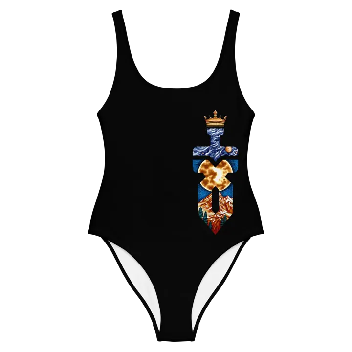 Color Logo One Piece Swimsuit for His Princess product image (2)