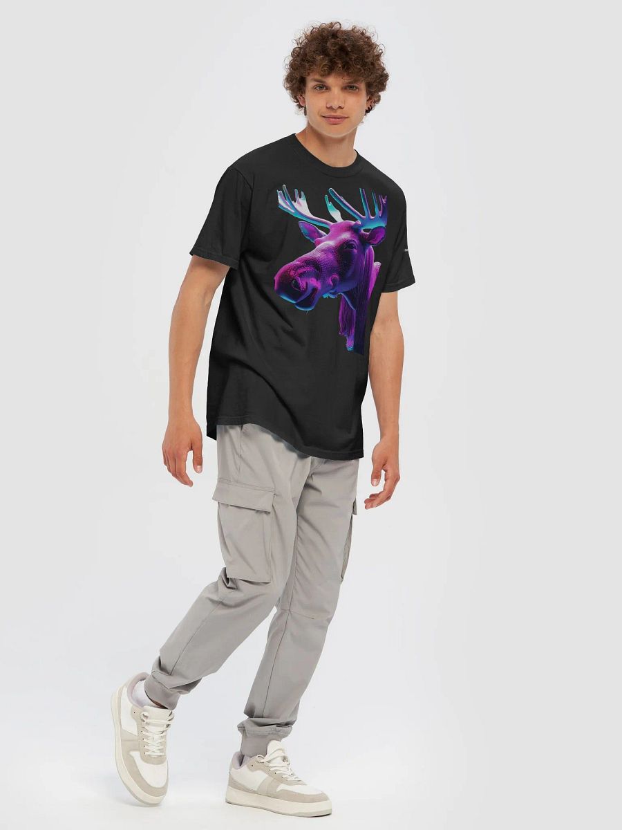 Cyberpunk Moose Cotton Tee product image (7)