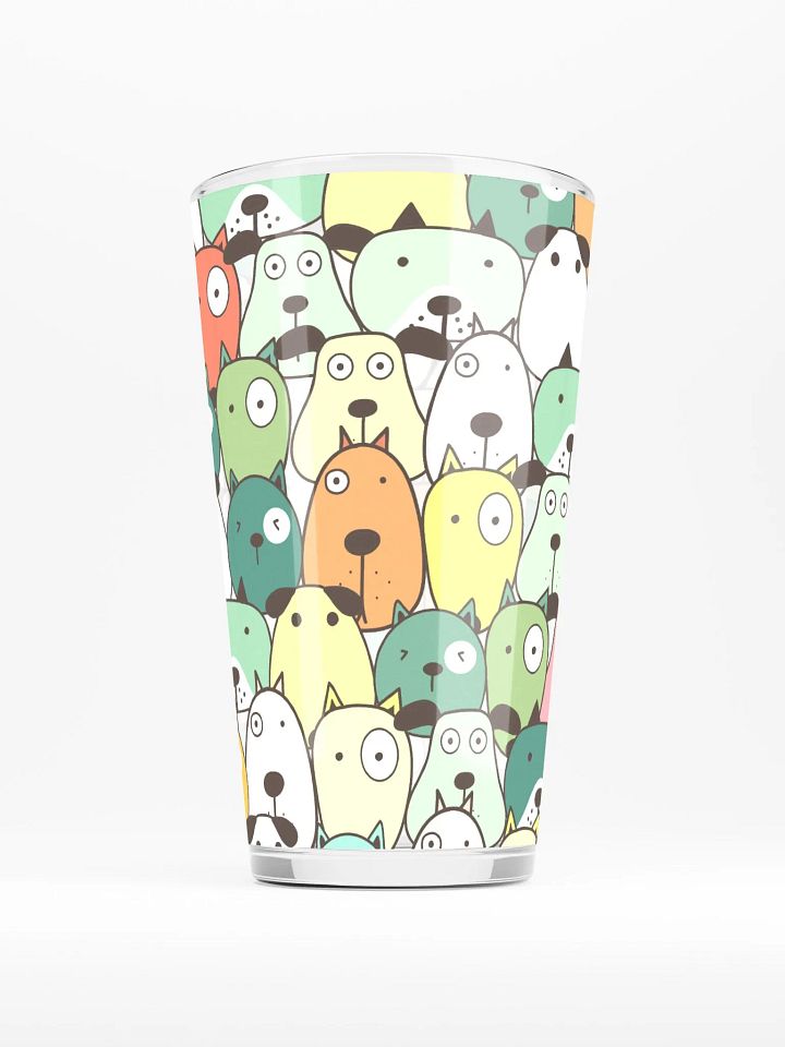 Pawsome Dog Party Shaker Pint Glass product image (1)