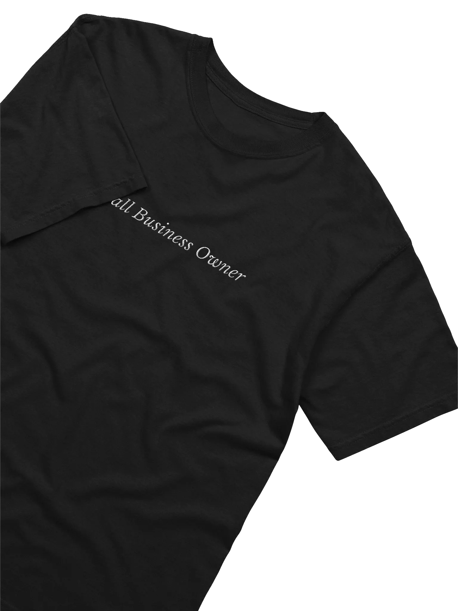 "Small Business Owner" Embroidered T-Shirt product image (2)