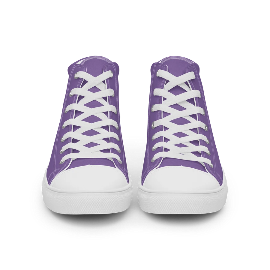 Purple and White Flower Sneakers product image (31)