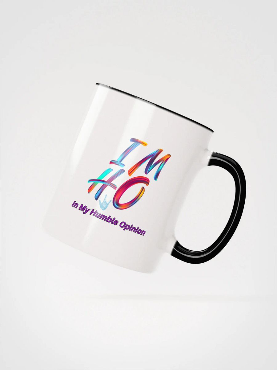 IMHO White and Black Mug product image (4)