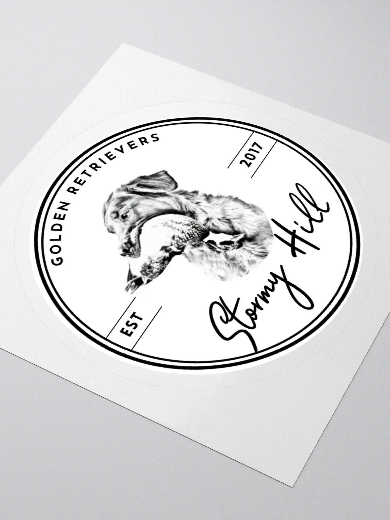 Stormy Hill Golden Retrievers Stickers product image (6)