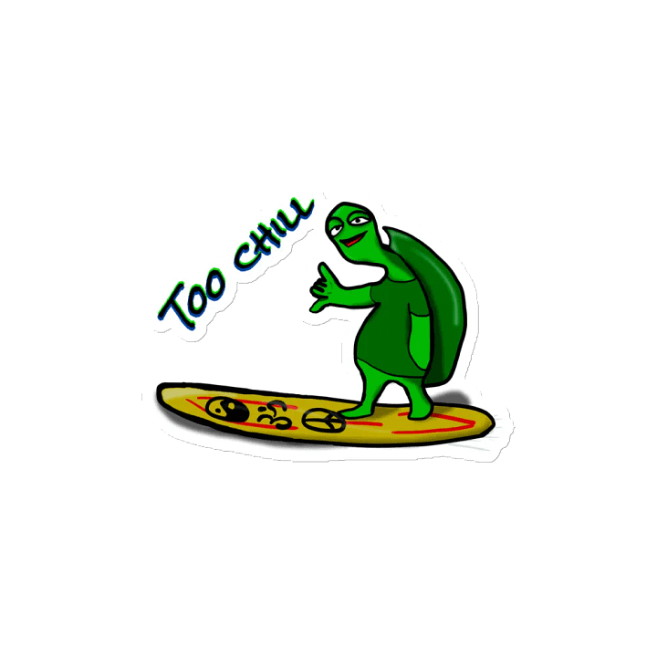 Too chill magnet product image (2)