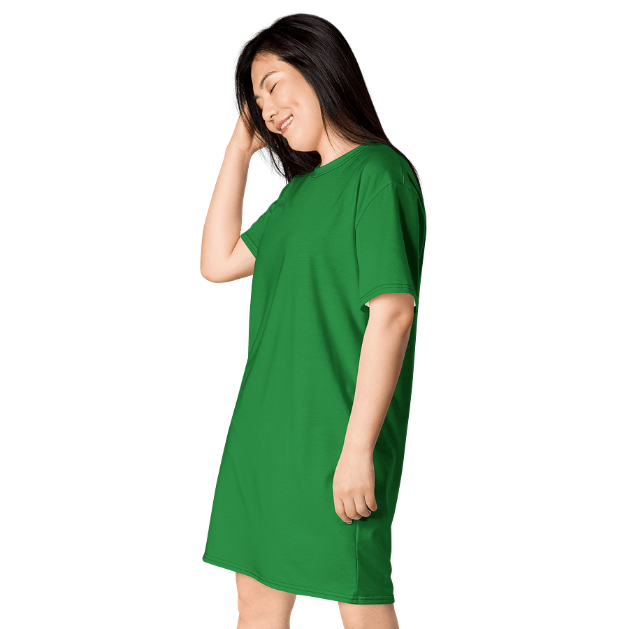Oversized T-Shirt Dress - Serene Sea Green, Sizes 2XS-6XL product image (3)