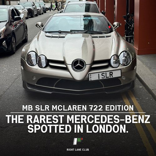SWIPE LEFT ⬅️ The Mercedes‑Benz SLR McLaren 722 Edition is one of the rarest supercars globally, with only 150 units produced...