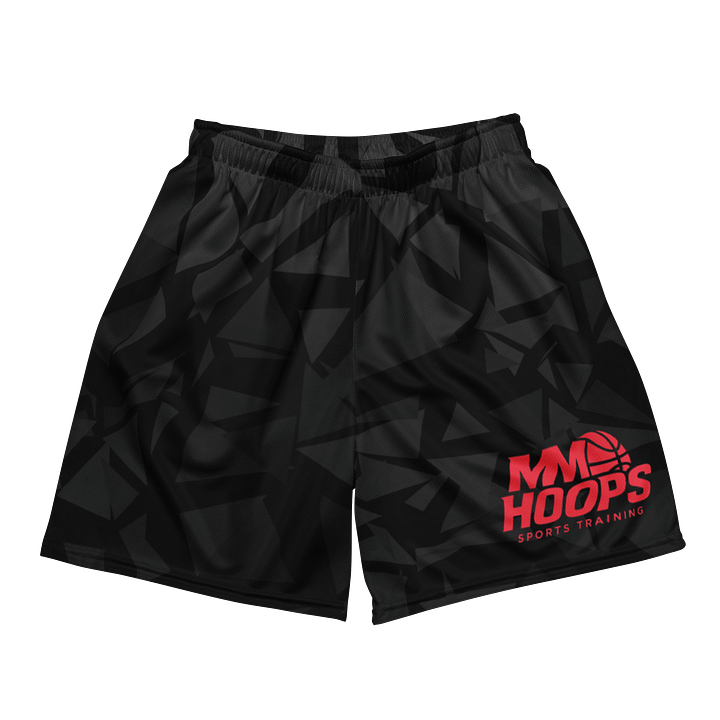 MM HOOPS BLACK X RED SHORTS product image (1)
