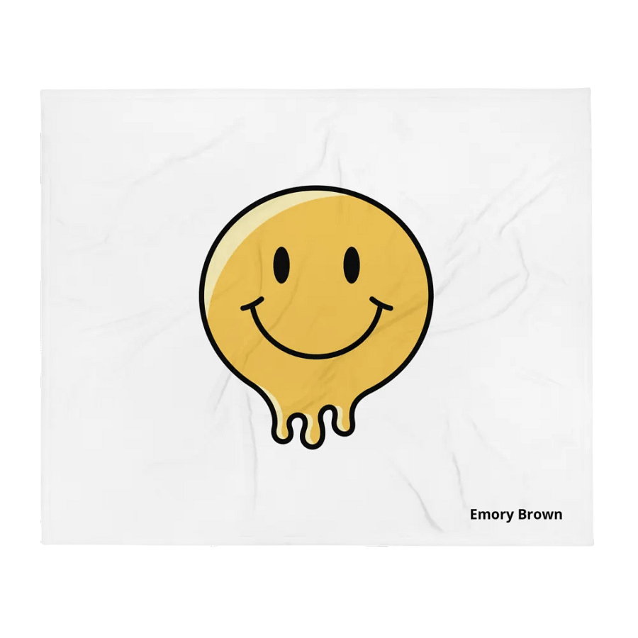 Smile face blanket product image (13)