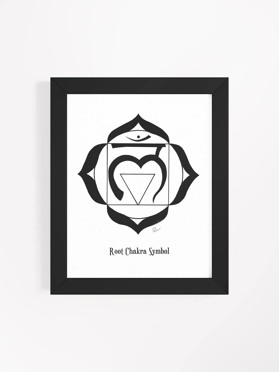 Root Chakra Symbol Framed Art product image (24)
