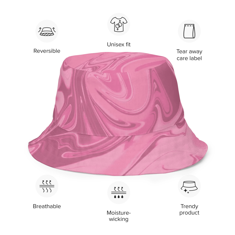 Cute Swirl Reversible Bucket Hat product image (5)