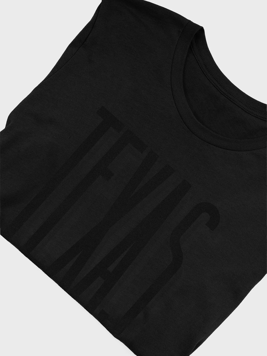 ⚫️ Modern Texas Typography T-Shirt | Bella+Canvas Unisex Tee | Black Sansterdam Font Design product image (5)