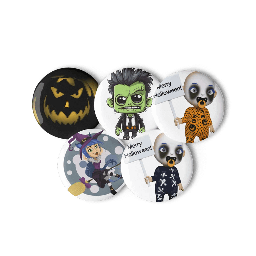 Spooky Halloween Pin Button Set product image (11)
