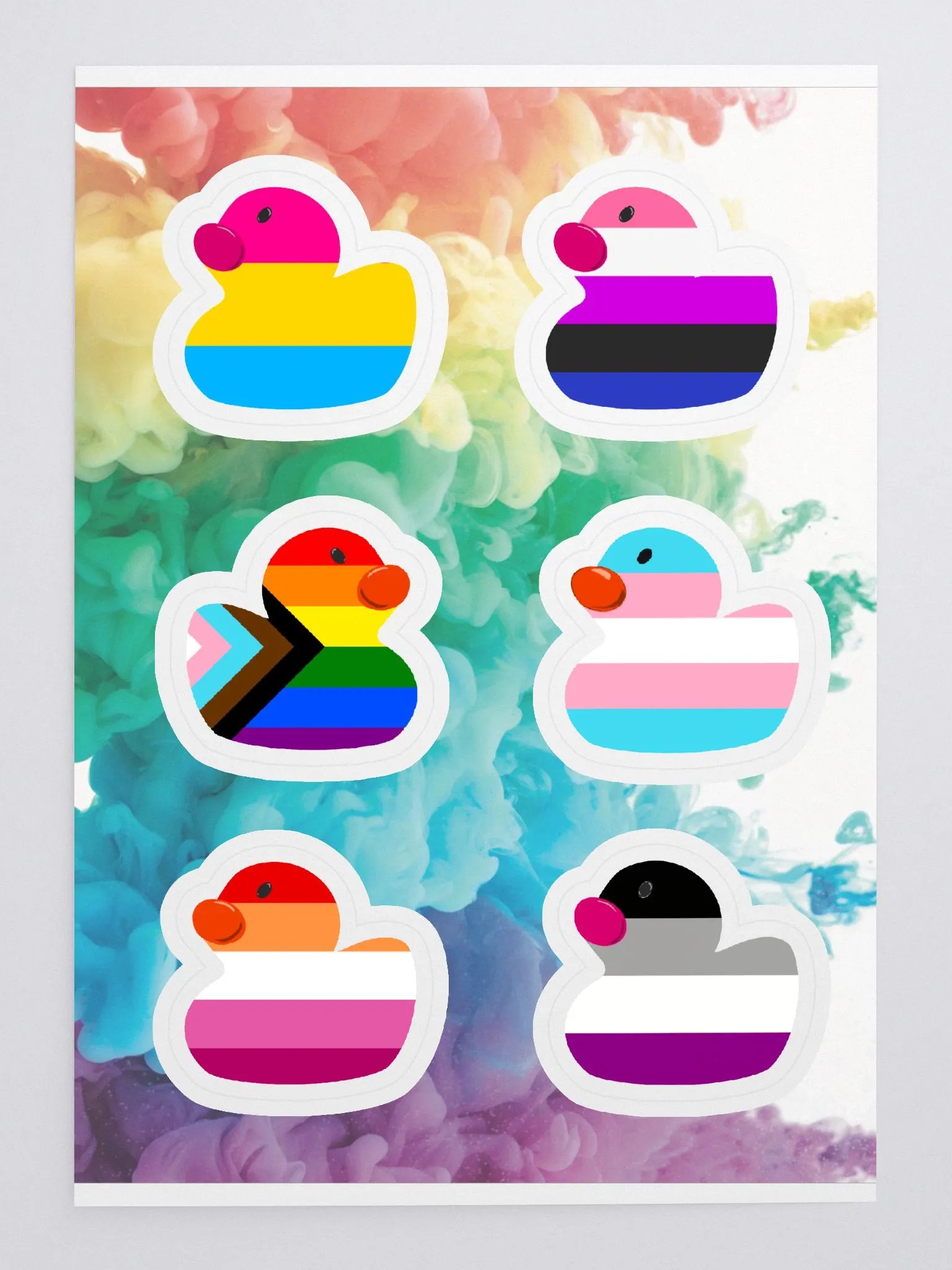 Pride Duck Stickers 3 product image (3)