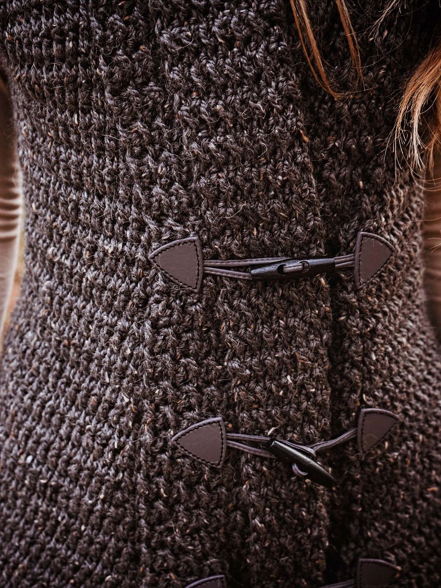 Whimsical Crochet Cardigan Dress Pattern (9 sizes) product image (8)