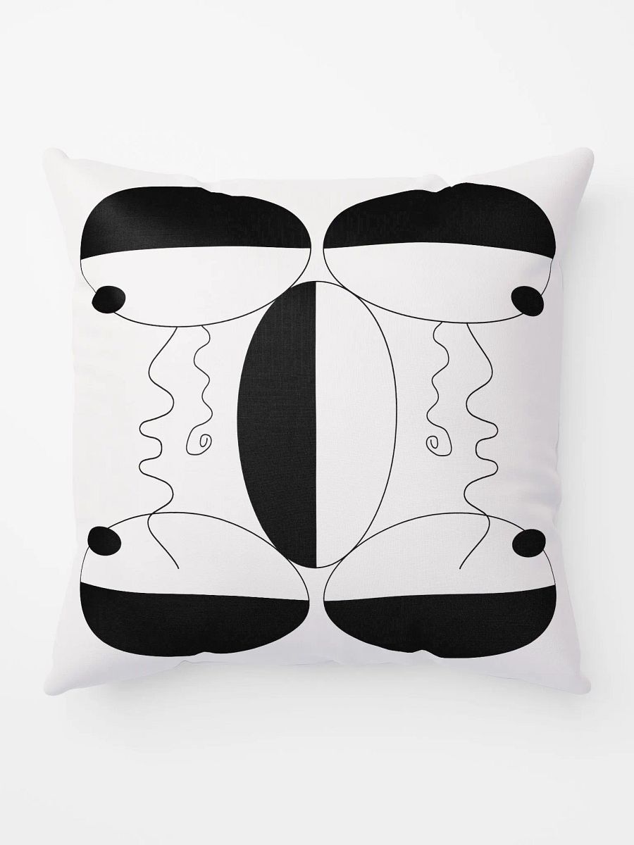 Geometric Black and White Pillows – Modern Decorative Throw Pillows for Sofa – Stylish Black White Couch Cushions product image (4)