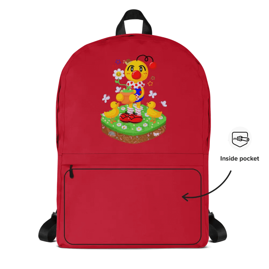Red Boyoyoing Flower Pot Island Backpack product image (5)