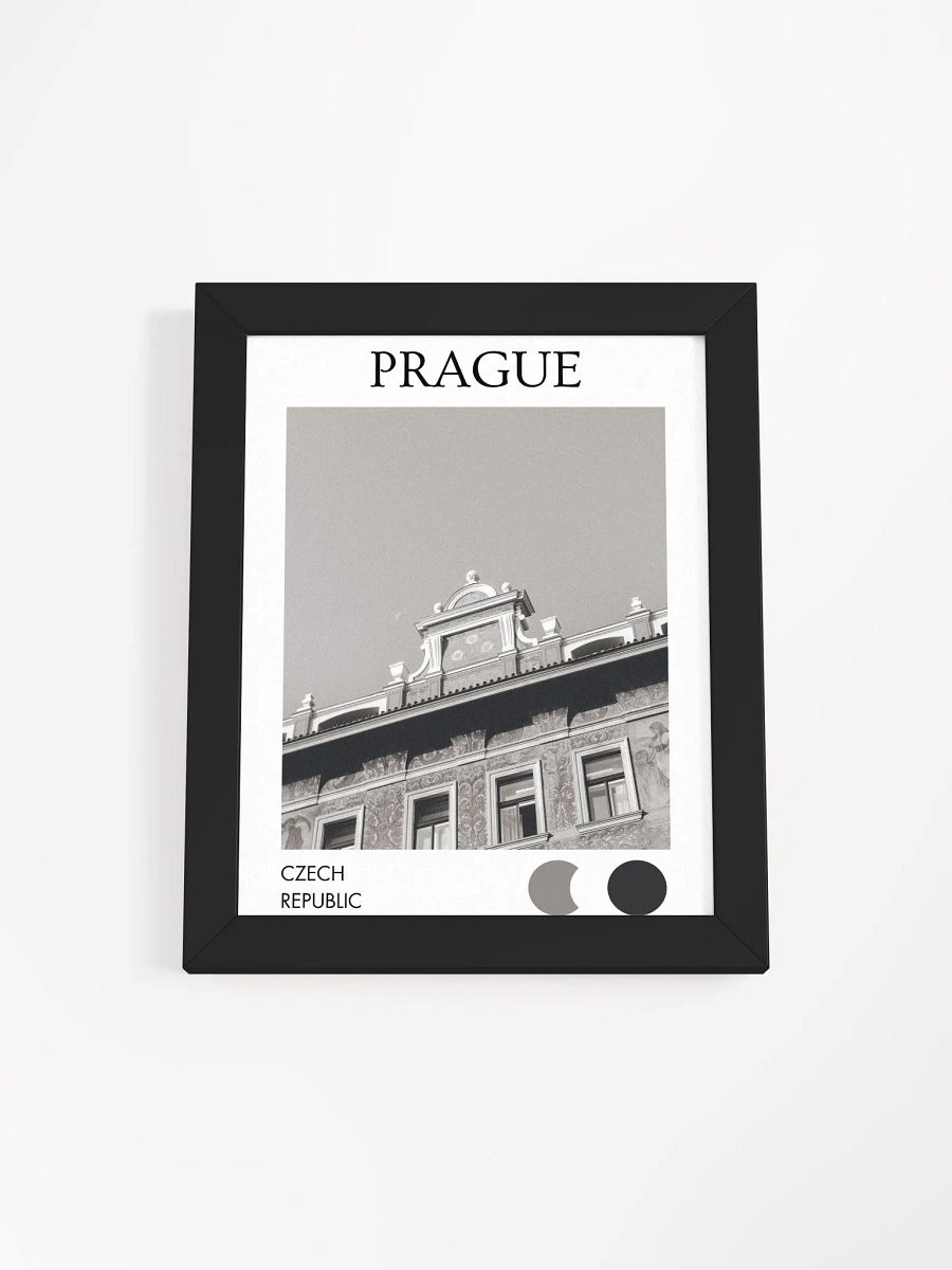 Buildings of Prague III - Black & White / Framed product image (1)